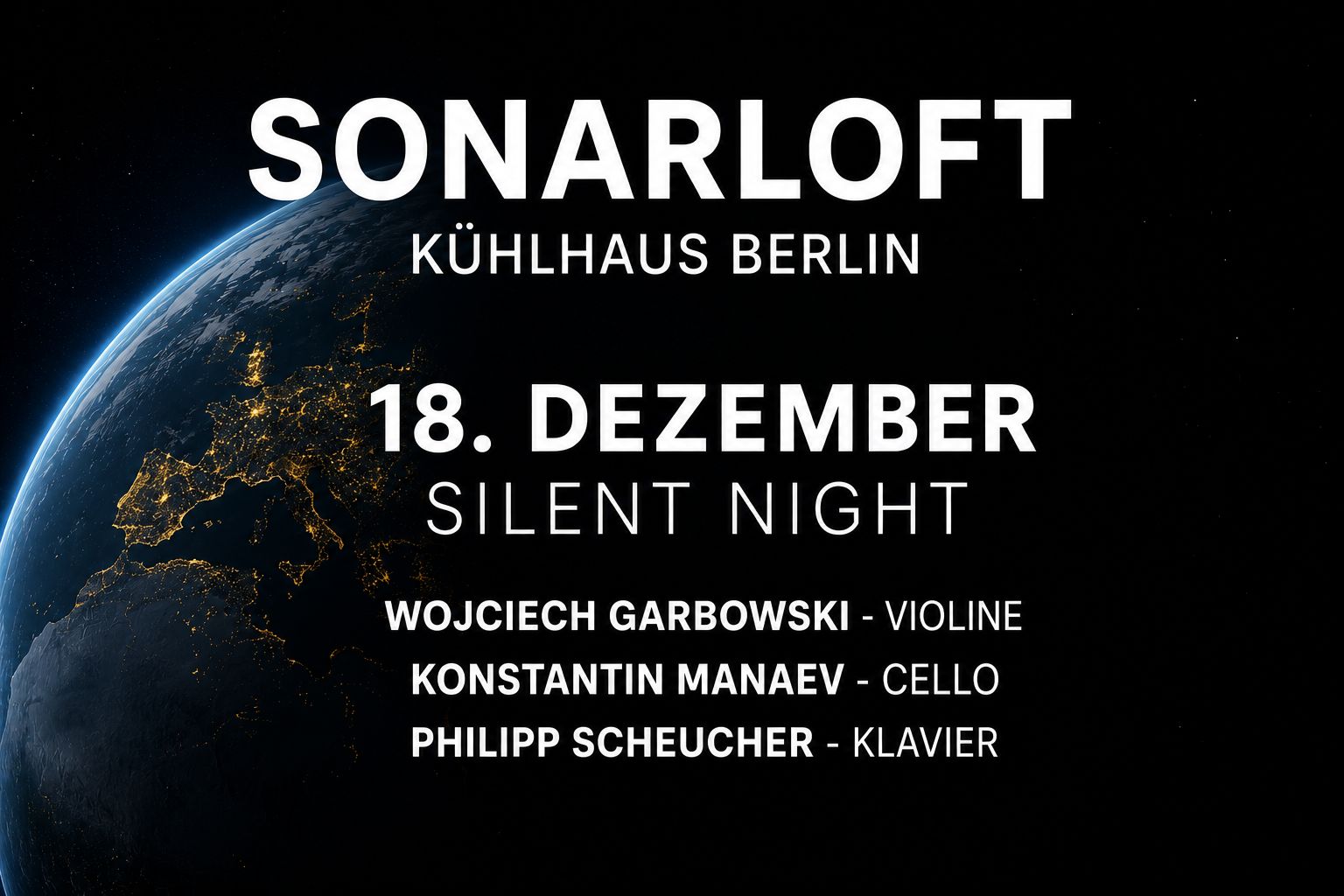 18/12/2026 – 8PM Sonarloft SILENT NIGHT