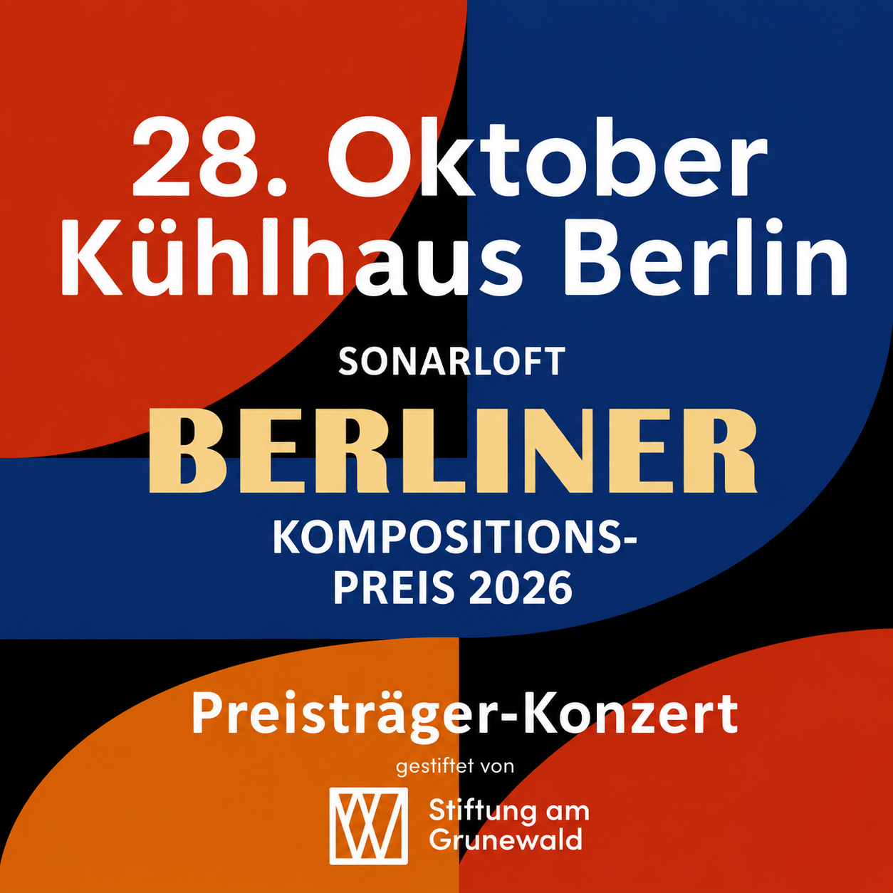 28/10/2026 – 8PM Sonarloft BKP Preisträger-Konzert