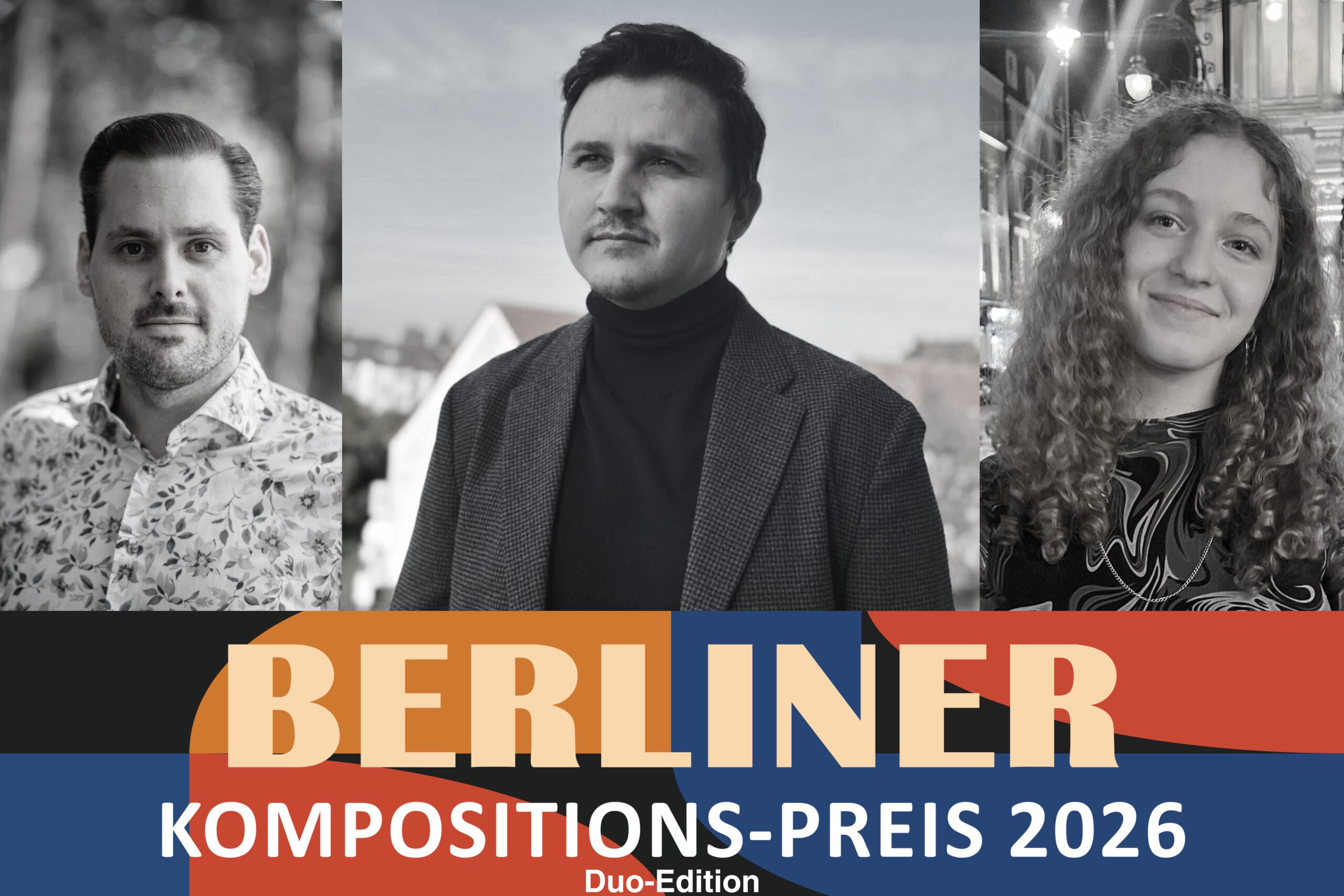 Prize Winners of „Berliner Kompositionspreis“ 2026 (Duo Edition)